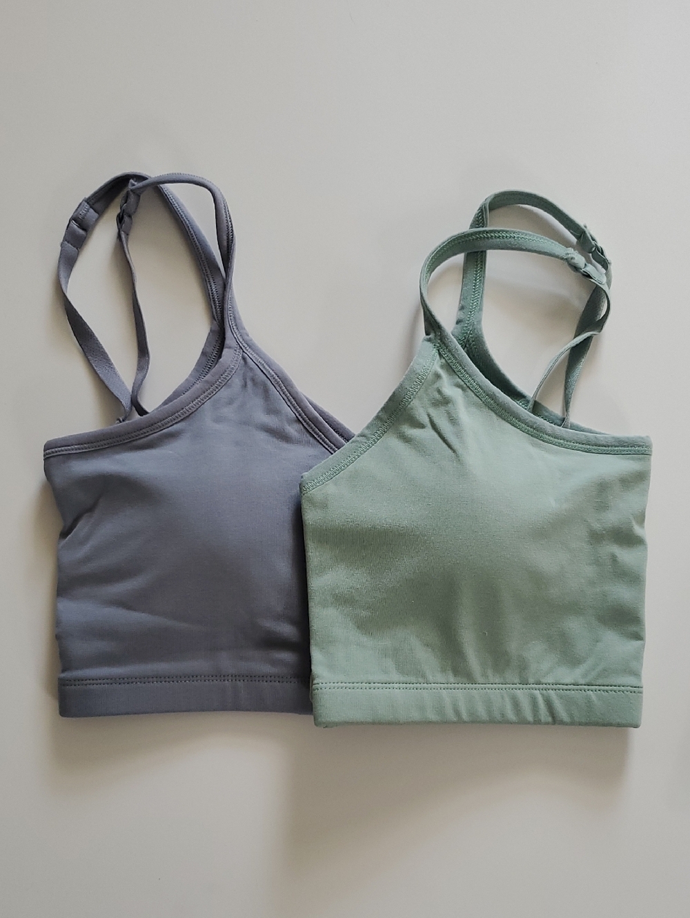 Pact Set Of 2 Everyday Scoop Neck Strappy Bralettes Size M